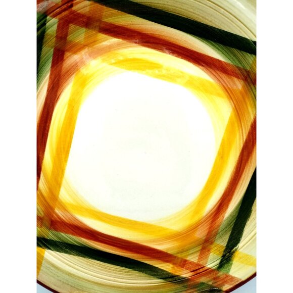 Serving Platter Vernonware Homespun Chop Plate Metlox Poppytrail Vintage 1950s - Picture 5 of 12